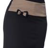 Dancing Days - Colour Block Pencil skirt - Black/Brown Product image